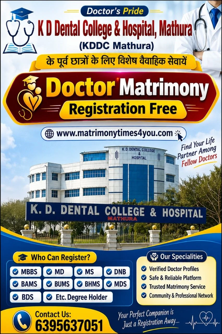 K.D. Dental College Mathura Matrimony | Free Doctor Registration