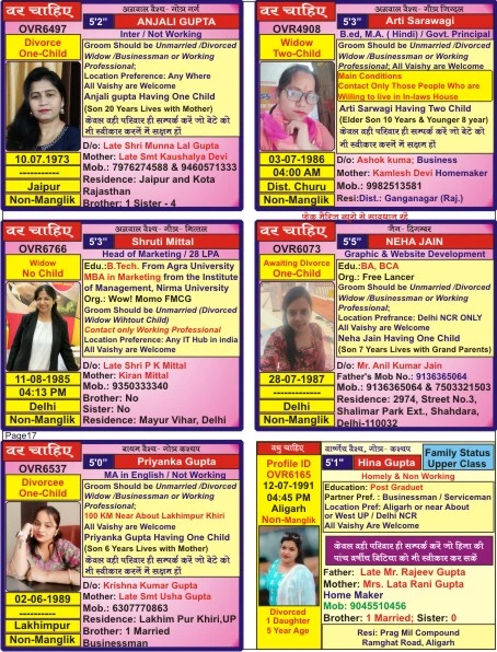 Free Matrimony E-book September 2025 | Var Vadhu Parichay Smarika | Free Matrimony E-book