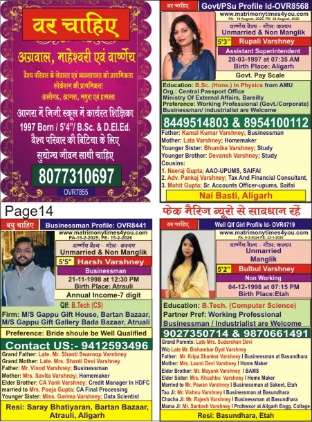 Free Matrimony E-book September 2025 | Var Vadhu Parichay Smarika | Free Matrimony E-book